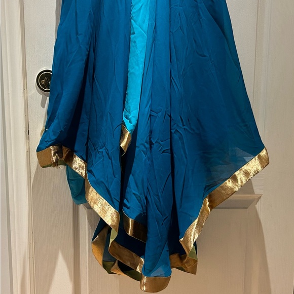 Brand new blue and green Anarkali suit by Heroine - Picture 5 of 12
